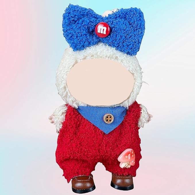 4 Pack—17cm Doll Clothes,Premium Doll Outfit with Accessories,Doll Princess Skirt,Cute Clothes Outfit for 17cm Dolls,End Dolls Fashion Clothing Set(No Dolls and Shoes) (Set O)