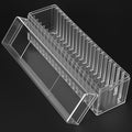 Plastic Coin Slab Storage Box – 20-Slot Coin Holder Organizer Case Fits for PCGS NGC PMG PCCB Slabs, Secure Coin Collection Box for Collectors, Home, Office, Bank Use (Box Only, Clear)