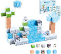 Magnetic Blocks Large Size 1-Inch 97 PCS – Winter Forest Theme Stacking Magnets STEM Learning Toys, Educational Construction Kit for Kids, Boys & Girls Age 3 4 5 6 7 8 9 10, Creative Magnet Cubes Set