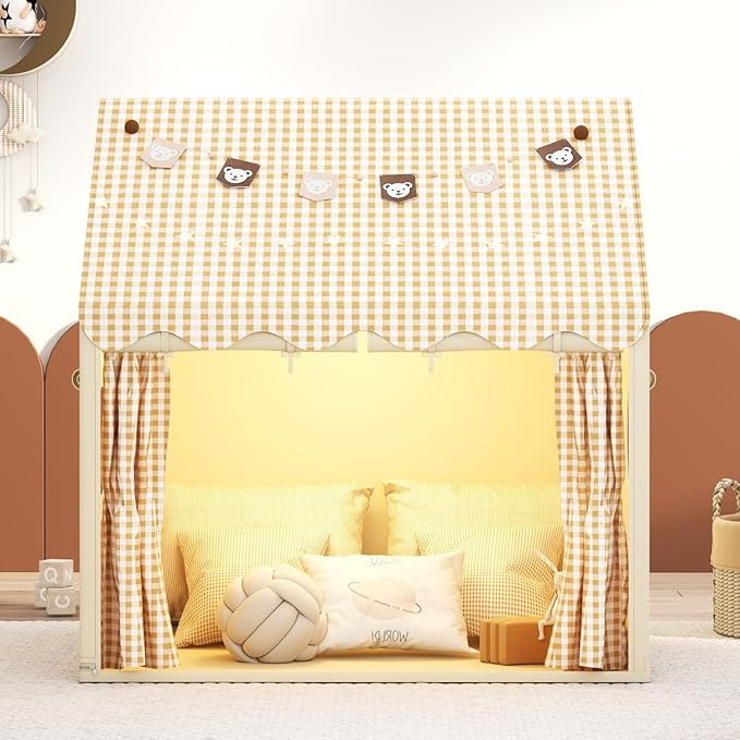 Kids Play Tent Children's Play Tent Indoor Boy Girl Princess Toy Small House Outdoor Toddler Playhouse Castle Secret Base Birthday Celebration Garden Celebration
