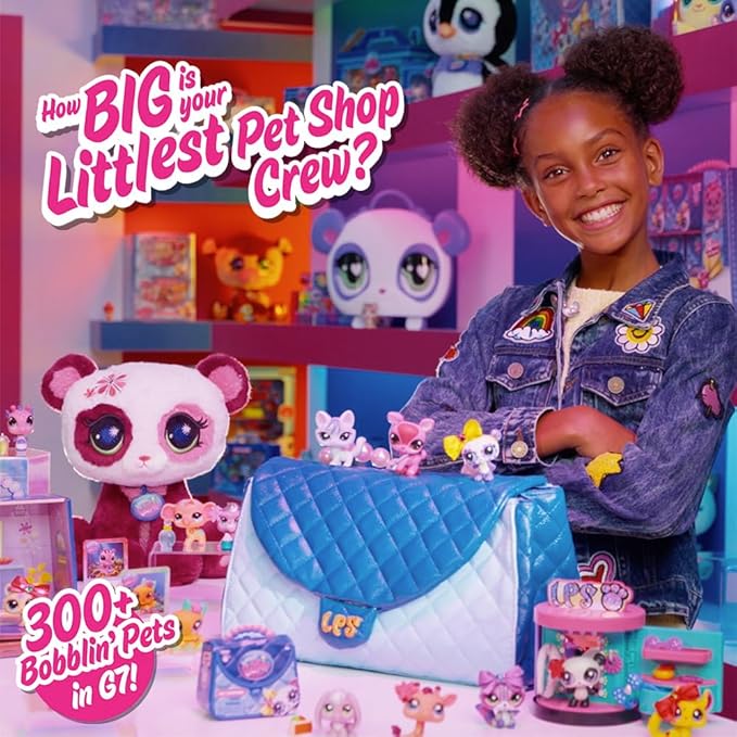 Littlest Pet Shop - Deluxe Holiday Calendar - Series 4 Advent Calendar -Gen 7 Authentic LPS Bobble Head Toy Figure, Collectible Toy Animal, Ages 4+