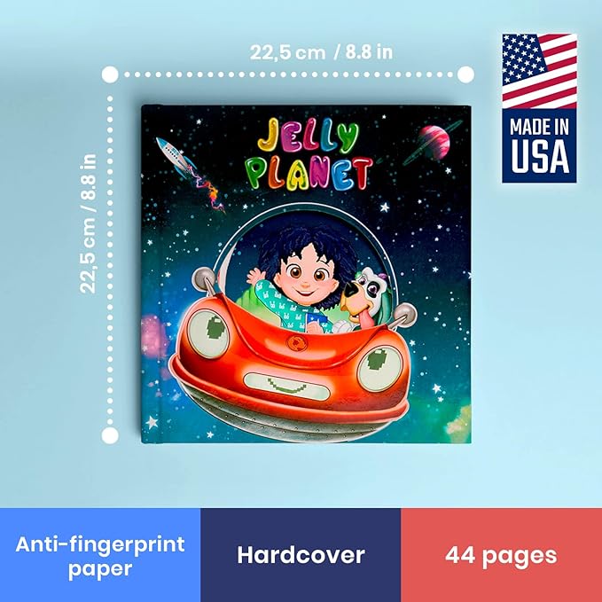Personalized Book for Kids with Avatar and Name | Journey to Jelly Planet | Inspires Empathy and Kindness