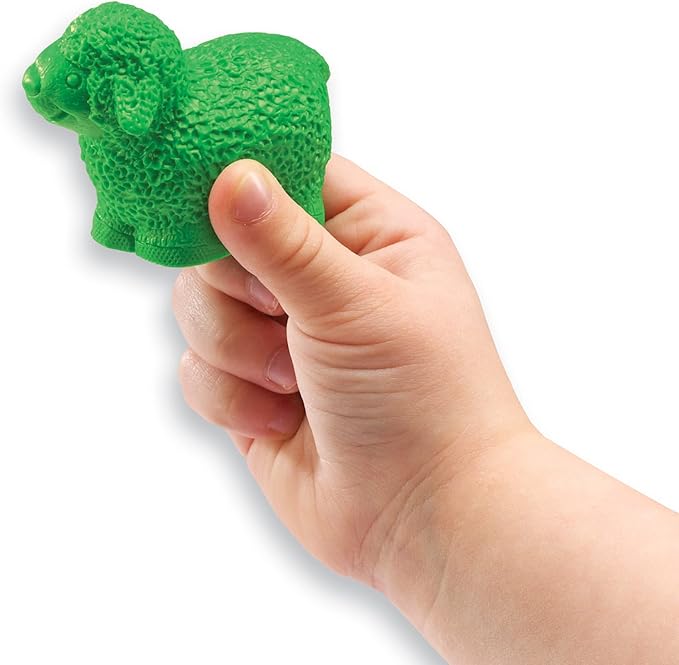 Learning Resources Jumbo Farm Counters - 30 Pieces, Ages 18+ months Toddler Learning Toys, Preschool Toys, Farm Animals for Kids