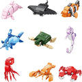 9 Packs Ocean Animals Building Sets,Party Favors for Kids Goodie Bags,Sea Animals Mini Building Blocks for Birthday Party Gift,Goodie Bags, Prize,Cake Topper