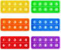 Aizweb Ten-Frame Counting Toys,Math Manipulative for Elementary,Number Math Games, Montessori Educational Toy for Preschool Kindergarten Classroom Learning Activities Kids 3 4 5 Year Old