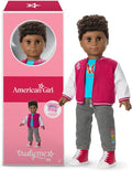 American Girl, Truly Me 18-inch Doll #113 with Brown Eyes, High-Top Curly Dark-Brown Hair, Deep Skin, for Ages 6+