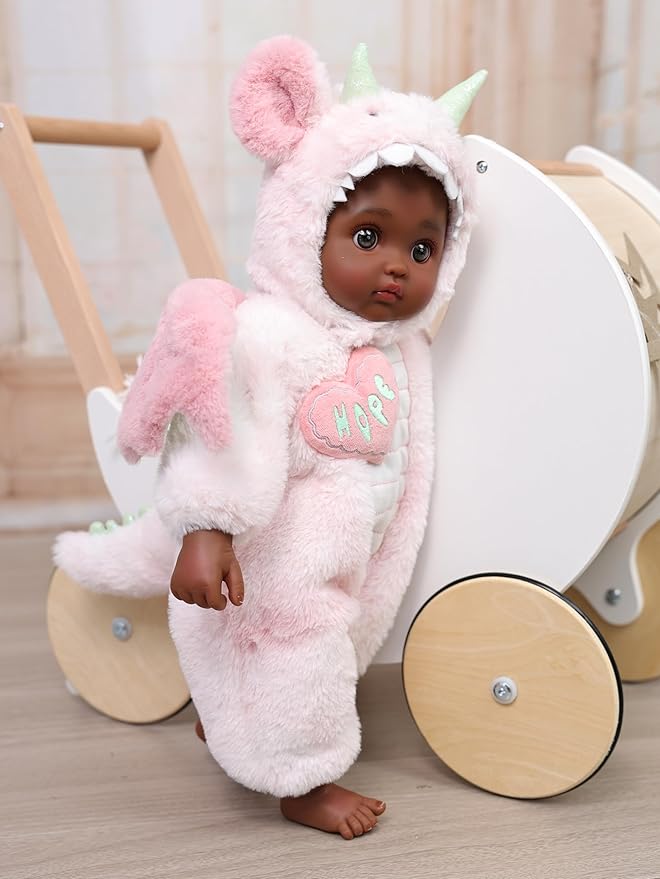 Baby Dolls, 18inch Large Realistic Cute Soft Body Real Life Baby Doll with Accessories for 3+ Year Old Girls Gifts, Pretend Play, Collection, Hope Slogan Design