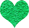 3000Pcs Clay Beads Flat Round Polymer Bead Vinyl Heishi Beads Flat Round Polymer Bead for Jewelry Making Necklace Bracelet (11-Bright Green)