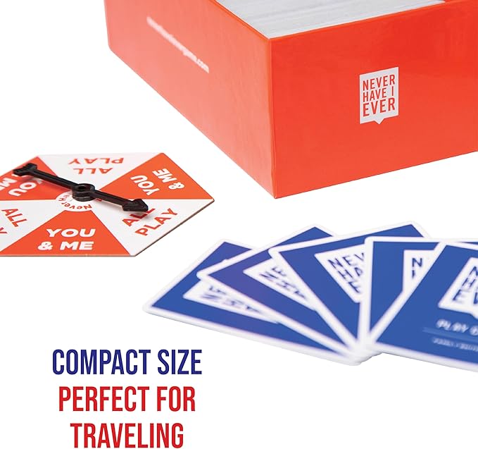 Never Have I Ever | Hilarious Family Card Game with Fun Questions & Crazy Stories | Perfect for Kids, Teens & Adults | Great for Game Nights & Parties | Includes “I Have” & “I Have Never” Paddles!
