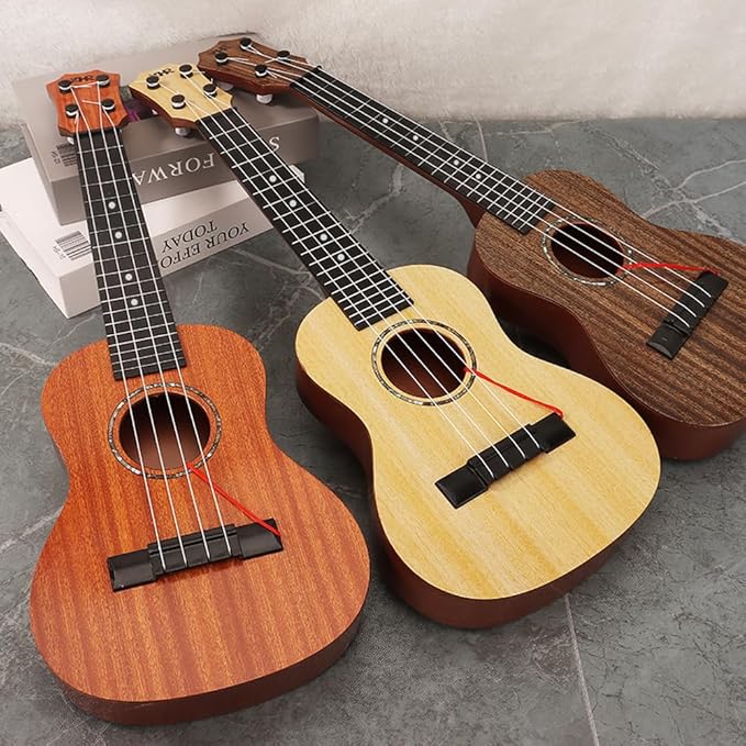 Raimy Kids Ukulele Guitar - 21inch 4 Strings Guitar Children Musical Instruments Educational Toys with Picks for Toddler Kids Boys Girls Beginner (White)