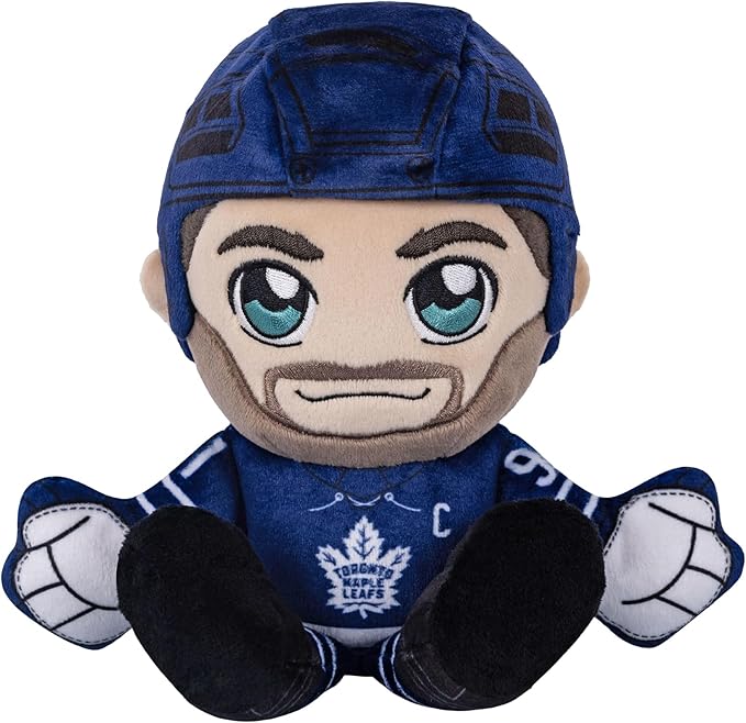 Bleacher Creatures Toronto Maple Leafs Jonathan Tavares 8" NHL Kuricha Sitting Plush - Soft Chibi Inspired NHL Superstar