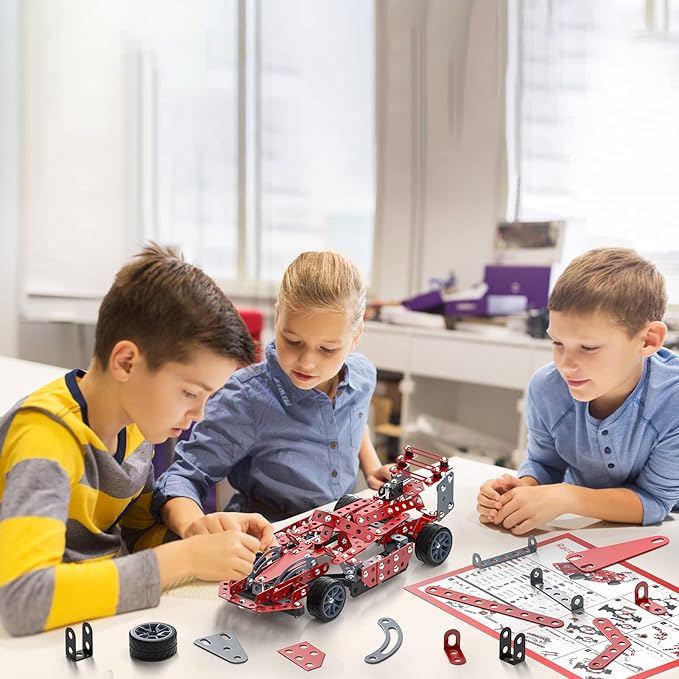 Lucky Doug Building Kit Model Car Set - STEM Project Building Toys for Kids Ages 8-12, Assembly Building Vehicle for Boys 8 9 10 11 Years Old