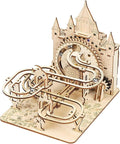 Music Park 3D Wooden Puzzles for Adults & Teenagers Machine Marble Run Wood Model Building Kits Science Educational Toys for Kids Gift Age14+