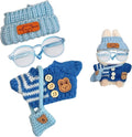 Clothes Set for 15cm/17cm Doll(NO Doll) , Handcrafted Crochet Set Hat & Sweater, Stylish Premium Outfit with Accessories, Cute for Dress up Unique Style