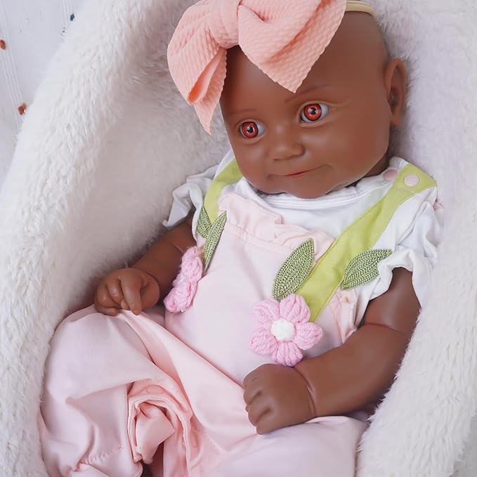 Special Edition, Girl 20 in, Full Silicone Baby Doll, Realistic Baby Dolls, Realistic Veins & Pose, Not Vinyl, Reborn Baby Dolls Silicone Full Body, Gift Set