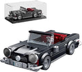 Super Sports Car Building Block Set with Display Case, Speed Race Car Building Kit, Collectible Model, Christmas Birthday Gift for Adults and Kids 6 and up (338pcs)