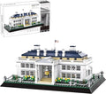 White House Model Building Block Sets 895 Pieces Washington Famous Landmark Architecture Gifts for Adults and Kids