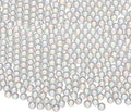 Iridescent Glass Tiny Bubble Beads, 2.5-3.0mm 10g No Hole Micro Mini Round White Transparent Water Droplets Beads - Applications: for Resin Filler, Nail Art, Dollhouse Bath Tub