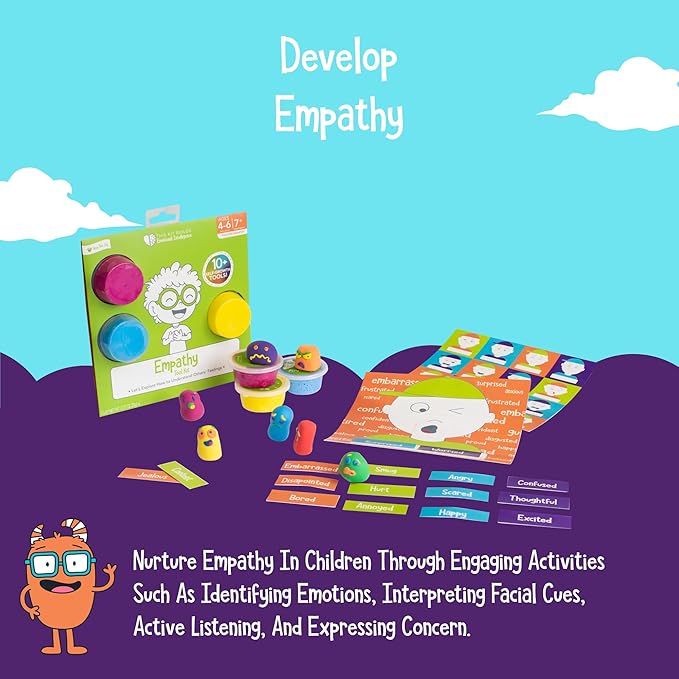 Open The Joy Empathy Builder Toolkit - Unleashing Compassion and Connection with Kids to Build Emotional Intelligence - Ages 4+