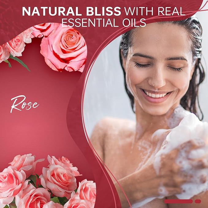Aromatherapy Shower Steamers Birthday Day Gifts Rose - Swcandy 8 Pcs Bath Bombs Birthday Gifts for Women, Shower Bombs with Essential Oils, Relaxation Home SPA for Women Who Has Everything