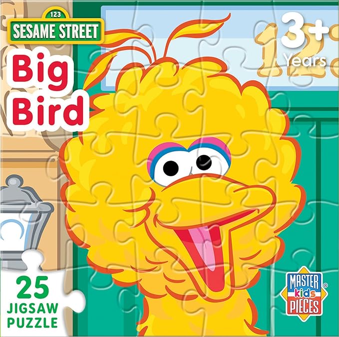 Masterpieces Officially Licensed Sesame Street 25 Piece Holiday Jigsaw Puzzle for Kids - Abby - 10"x10"