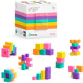 PIXIO NEON - Tiny Magnetic Blocks Building Toy in The Pixel Art Style with Free App - 5/16" Plastic Cubes with 6 Magnets Inside - Open Ended Toy - Creativity Kit for Ages 6+ - 60pcs