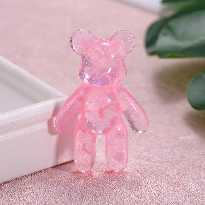Pocket Bear Hug - Anxiety & Stress Relief Gift, Autism Fidget Toy, Comforting Back to School Gift for Son or Daughter - Pink