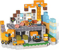 Magnetic Blocks Building Toys - 154PCS Magnet Building Blocks Set Construction Cubes STEM Sensory Stacking Kids Toys for Boys Girls