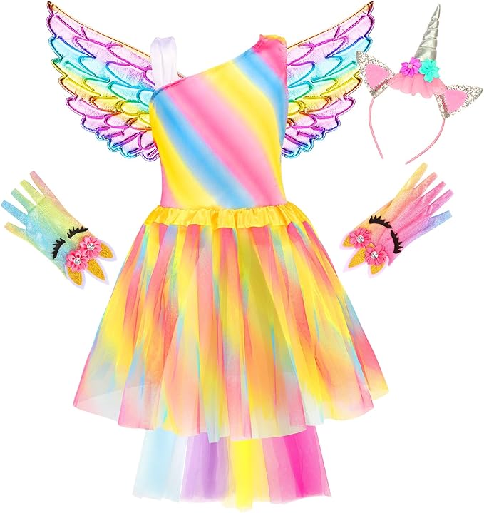 Princess Dress Up Clothes for Little Girl Role Play Costume Gift Set Princess Dress Up Toys for Toddler Girls