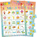 Fancy Land Birthday Bingo Game 24 Players for Kids Birthday Party Games for Kids Supplies