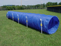 14' Dog Agility Tunnel with Stakes, Multiple Colors Available (Royal)