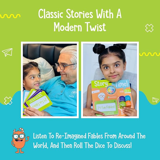 Open The Joy Story Time: Igniting Imagination, Fostering Empathy, and Building Resilience in Kids - A Portable Adventure for Ages 4+