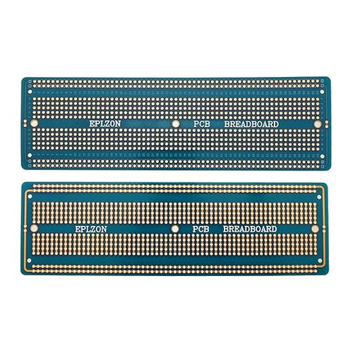 3pcs 6.8"x2.05" Breadboard Solderable Prototype PCB Board Kit for Electronics Projects Compatible for DIY Soldering Circuits Projects Prototype Board,Blue