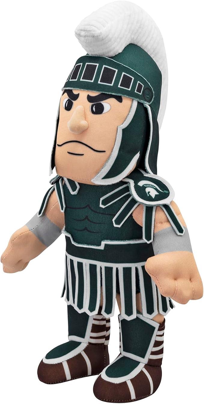 Bleacher Creatures Michigan State Spartans Sparty 10" Plush Figure- A Mascot For Play or Display