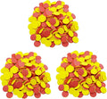 DNB 2-Color Foam Counters - 1 Inch Red-Yellow Double-Sided Math Counters, Early Learning Counting Chips, 600 Pieces