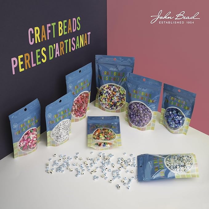 120pcs John Bead 9mm Assorted Purple Polymer Clay Craft Beads for Jewelry Bracelet Making