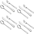 HaWare 12-Piece Kids Silverware, Stainless Steel Toddler Utensils Flatware Set, Preschooler Eating Utensils Includes 4 Spoons 4 Forks 4 Knives, Metal Children Cutlery for Home School, Mirror Finished