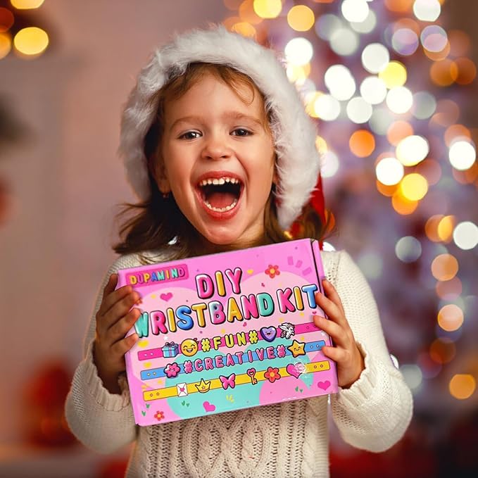 Art & Craft Kits for Kids, DIY Friendship Bracelet Making Kit for Girls, Jewelry Making, Christmas Gifts for Ages 5-12, Toys for Ages 5, 6, 7, 8, 9, 10, 11, 12 Years Old, Party Craft Activity