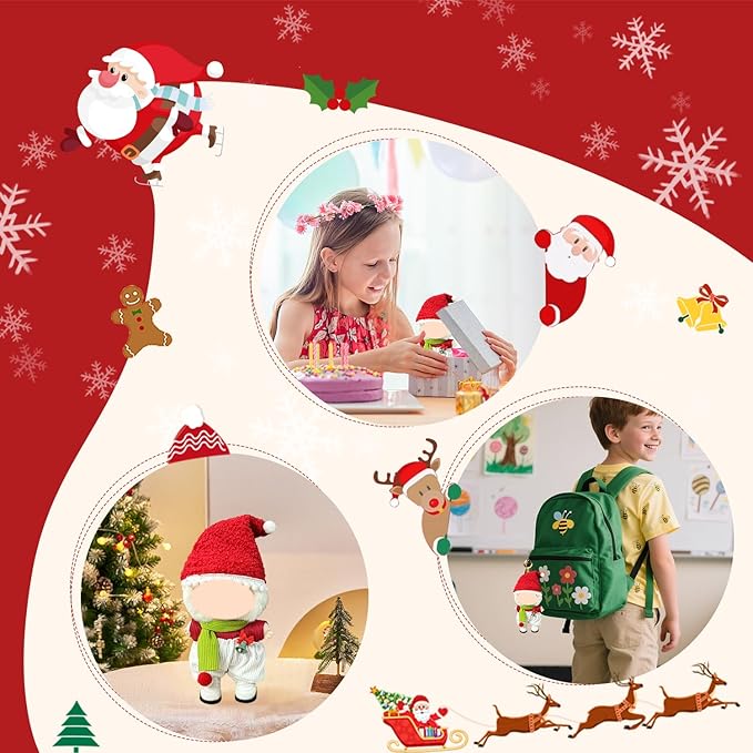 Doll Clothes 17cm/15cm Outfit Set Party Clothes High-End Fashion Outfits Suitable Accessories Christmas Cloak Halloween Premium Clothing 5.91-6.7 inch (No Doll) (LBB-258)