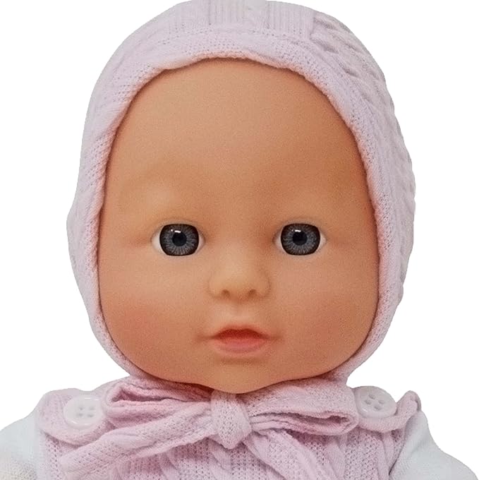 12 inch Realistic Baby Doll with Soft Body and Vinyl Head, Arms, and Legs, Beautiful Soft Baby Doll Dressed in a Matching Onesie and Hat – Packaged in a Gift Box– Ideal Size for Toddlers, Boys, Girls