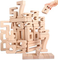 Wooden Number Building Blocks, Large Digit Blocks 1-10, 32 Pcs Math Blocks Number Toys for Kids, Educational Blocks for Toddlers, Toys to Learn Numbers for 3 Year Olds +
