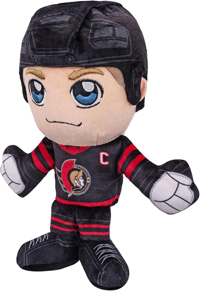 Bleacher Creatures Ottawa Senators Brady Tkachuk 8" NHL Kuricha Sitting Plush - Soft Chibi Inspired NHL Superstar