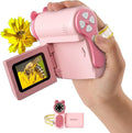 HP60 IPS Microscope for Kids: [Auto On & Off] [3-in-1] 2" Portable Handheld Microscope Miniscope, Pocket Mini Scope Educational Science Kit, Christmas Birthday Gifts for Kids, PC View, Pink
