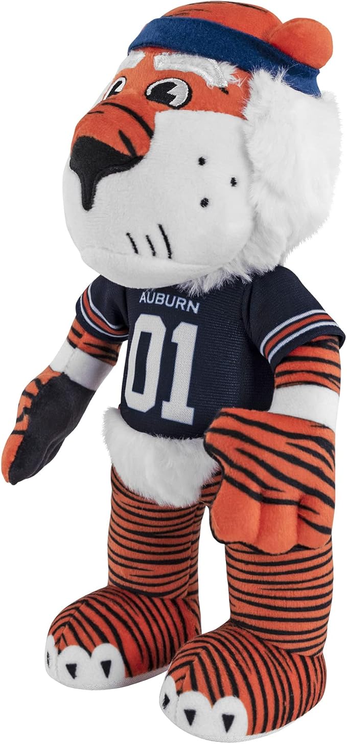 Bleacher Creatures Auburn Tigers Aubie 10" Mascot Plush Figures - A Mascot for Play or Display