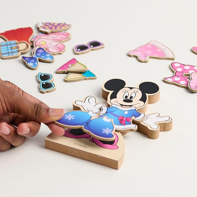 Minnie Mouse Magnetic Wooden Dress Up Set