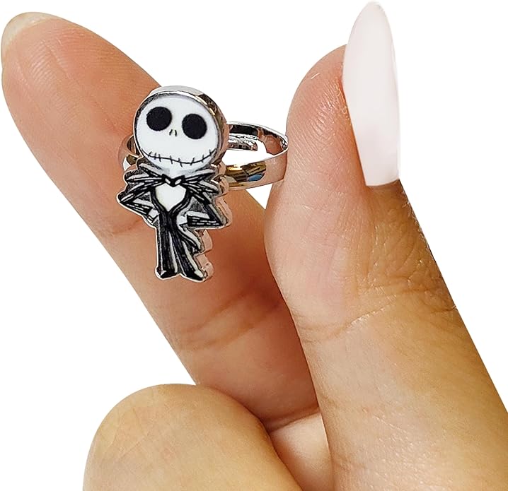 LUV HER Kids Jewelry: 4-Piece Adjustable Rings for Girls, Ring Sets with metal charm Fashion Girls Jewelry Ages 4+
