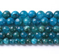 4MM 88PCS Blue Apatite Spacer Loose Beads for Jewelry Making DIY Bracelet Necklace