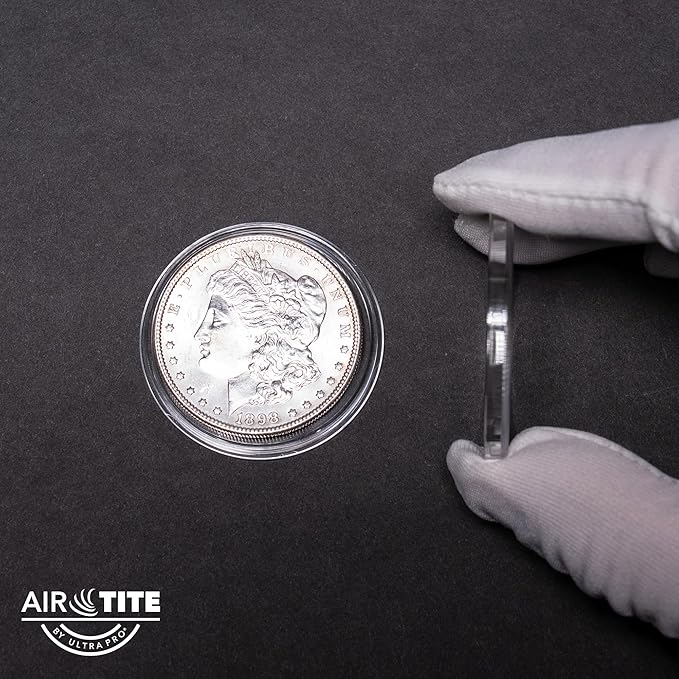 Air-Tite Holder H39 25ct Coin Holder/Coin Capsules - Protect & Display 39mm Collectible Coins, Direct Fit for 39mm Coins, Clear and Durable Protection for Collectible Coins Preserve Your Coins