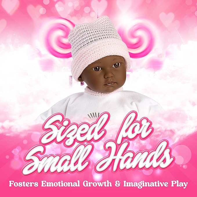 Llorens Serenity 11.8" Soft Body Doll – Lifelike Doll for Toddlers – Crafted with Premium Quality Handwashable Cotton Clothing – The Ideal Gift for Encouraging Gentle and Imaginative Play!