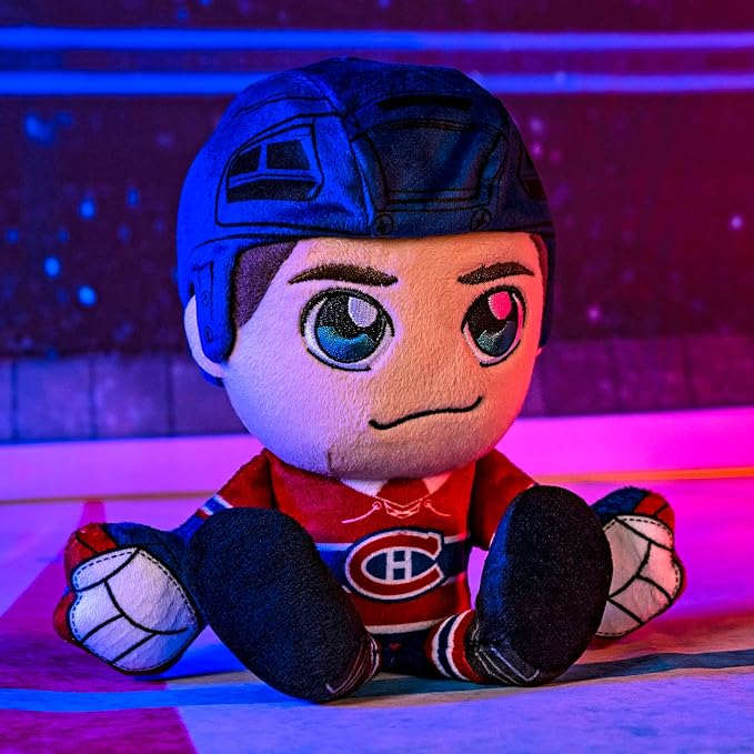 Bleacher Creatures Montreal Canadiens Cole Caufield 8" Kuricha Plush - Soft Chibi Inspired NHL Superstar